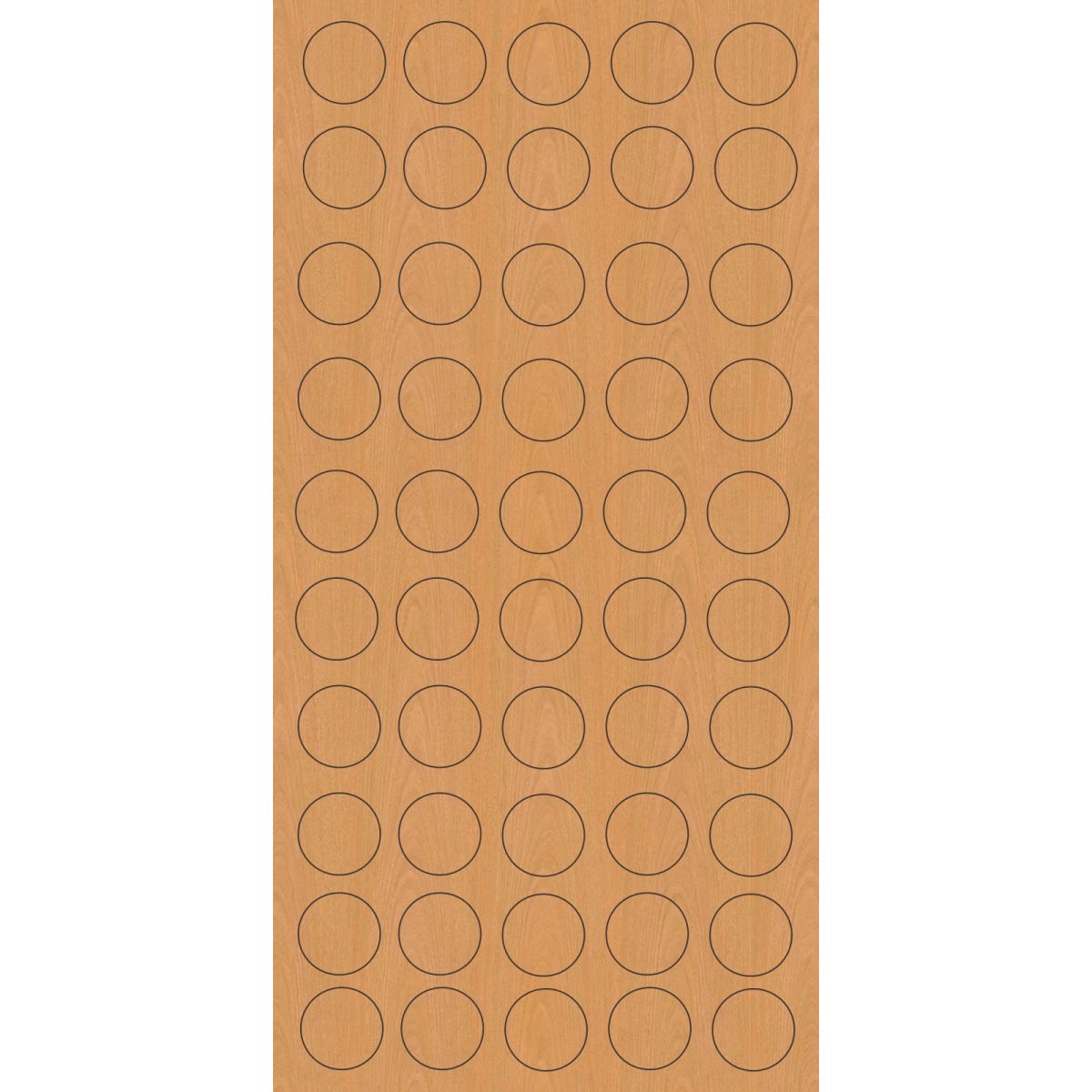 TAPA FURO 12MM CEREJEIRA NATURAL BERNECK
