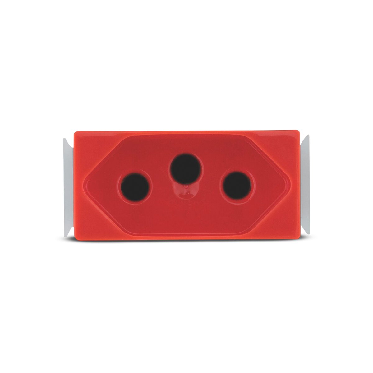 MODULO TOMADA PARA MÓVEL 2P 20A-250V VERMELHA