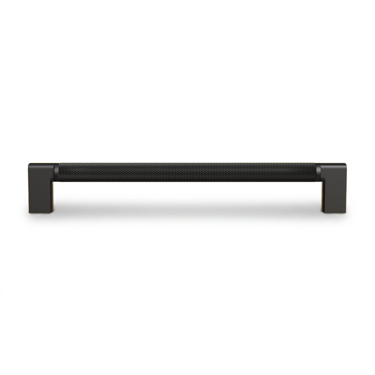 PUXADOR IL1930 ZIGRINATO PRETO 192MM