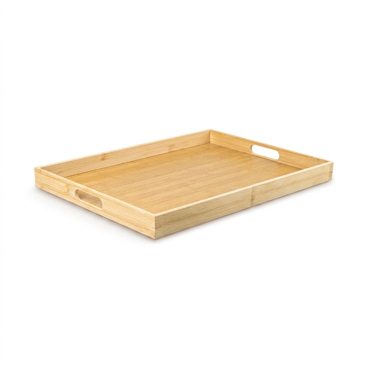 BANDEJA SENSE COM ALCAS BAMBU 48X35X4CM
