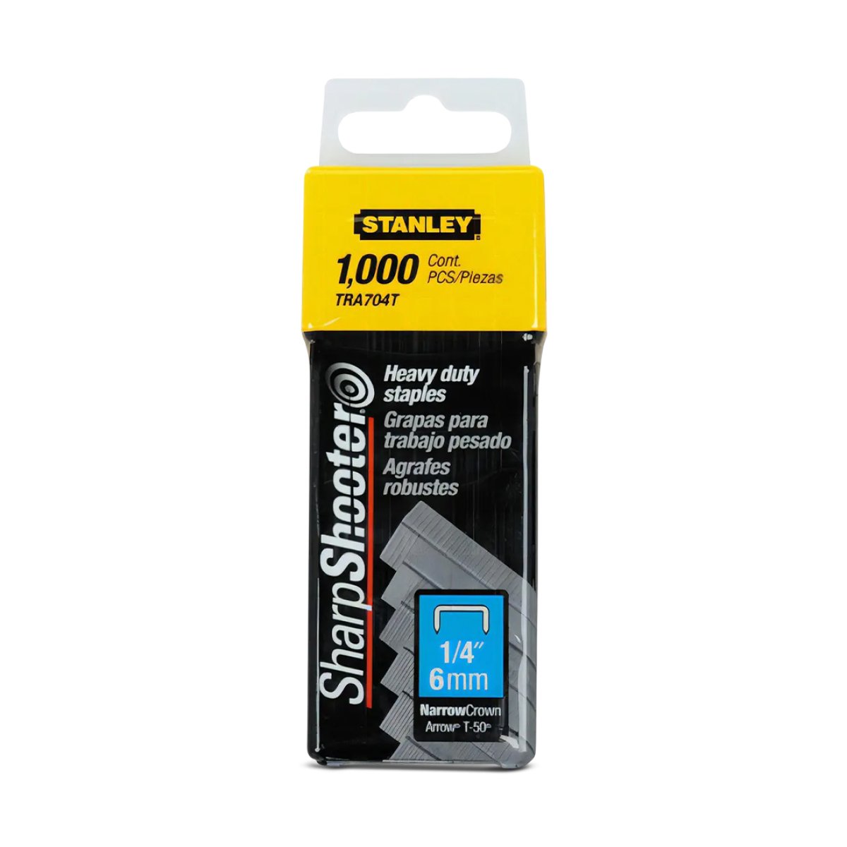 GRAMPO 1/4 TRABALHO PESADO STANLEY C/1000UN TRA704T