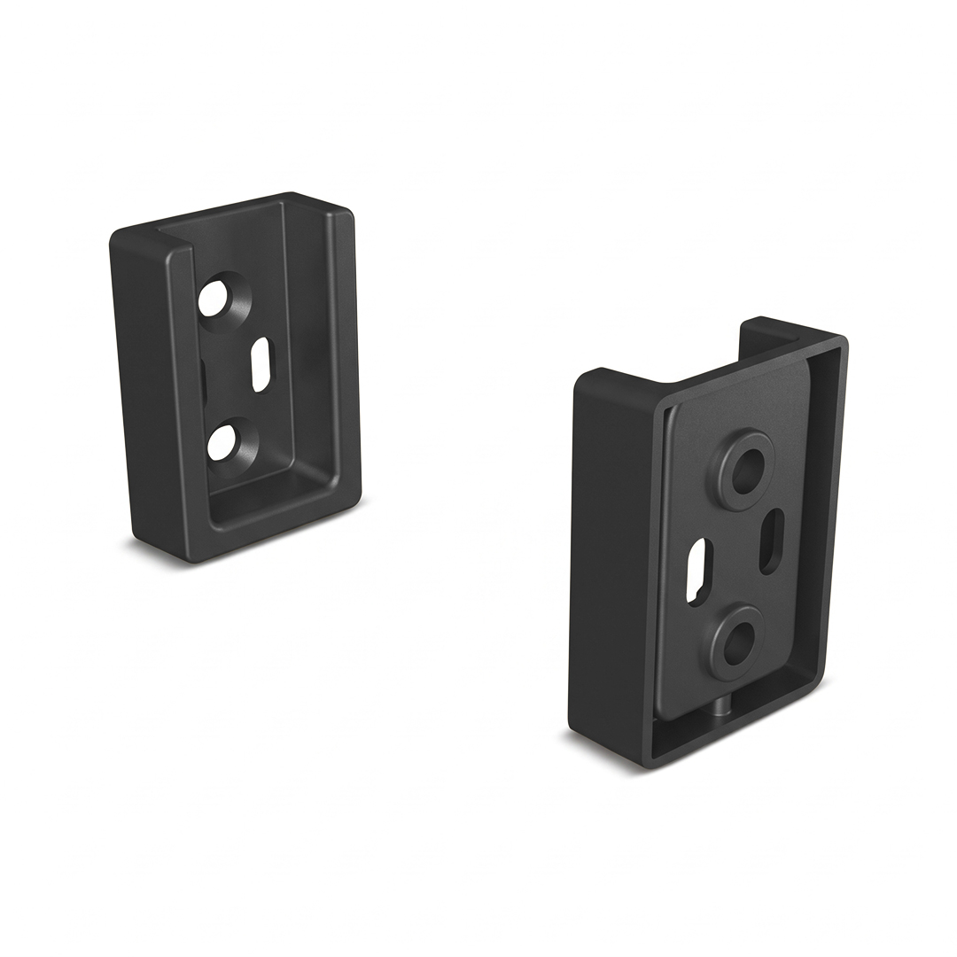 SUPORTE LATERAL CABIDEIRO CINTRE PRETO
