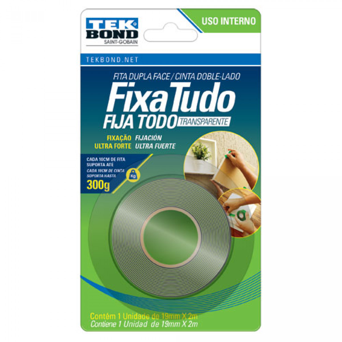 FITA DUPLA FACE 19MM X 2MT