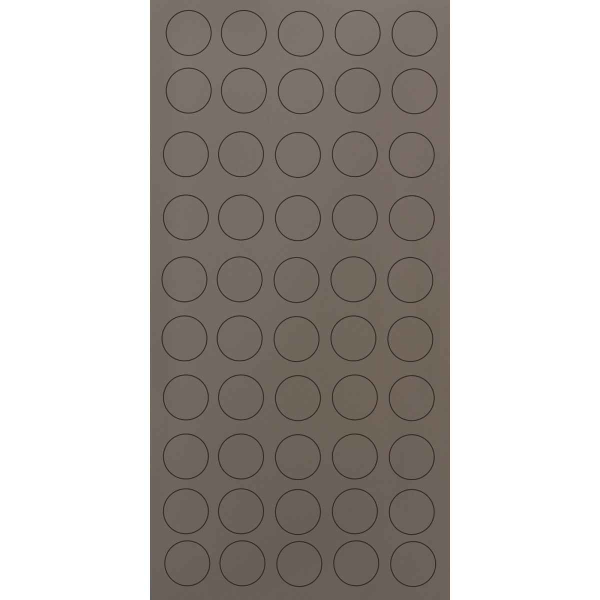 TAPA FURO 12MM FUMÊ LACCA EUCATEX