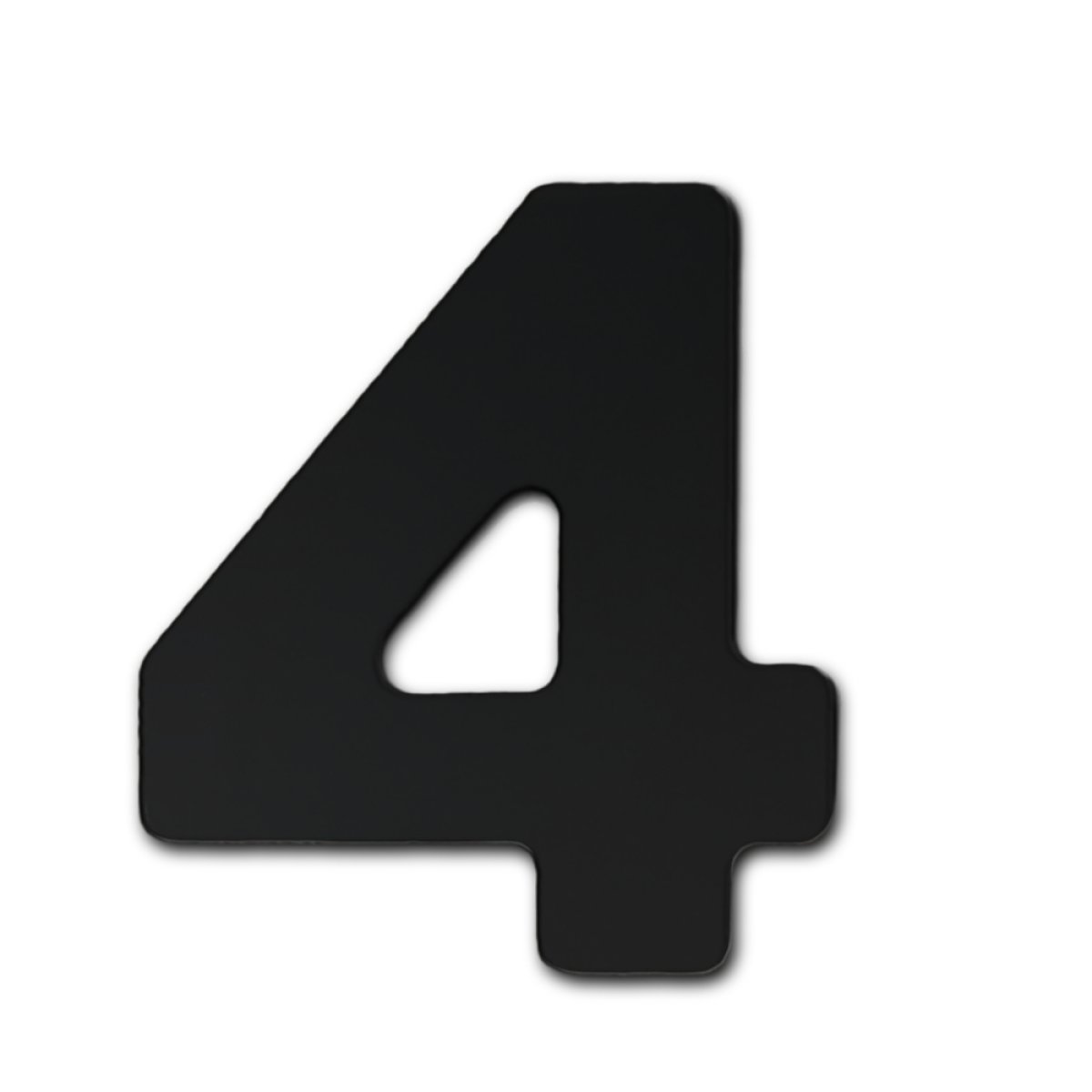 ALGARISMO ACM 12,5CM PRETO N.4