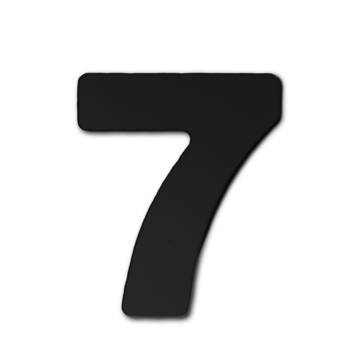 ALGARISMO ACM 12,5CM PRETO N.7