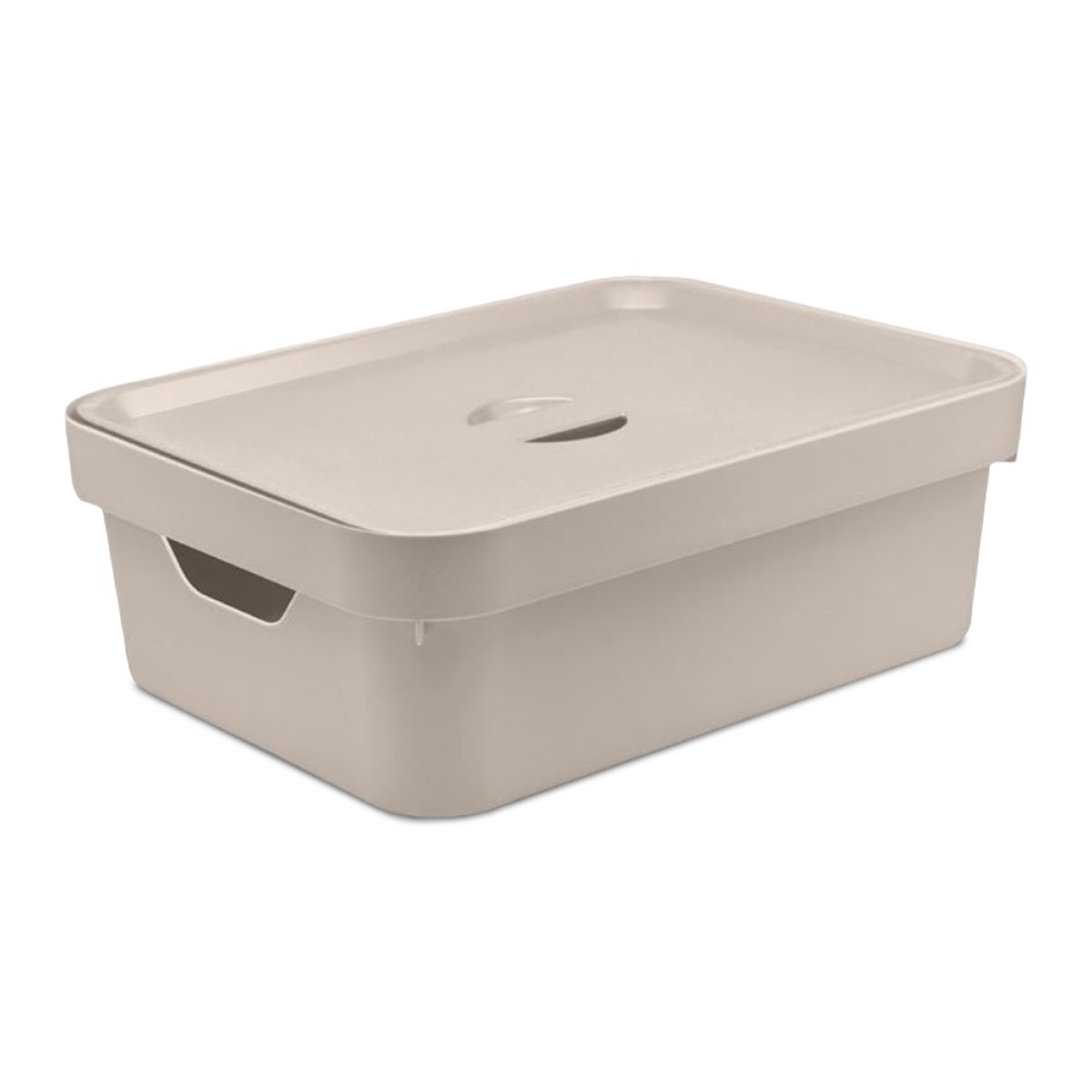 CAIXA ORGANIZADORA CUBE M BEGE C/TPA 10,5L CC350