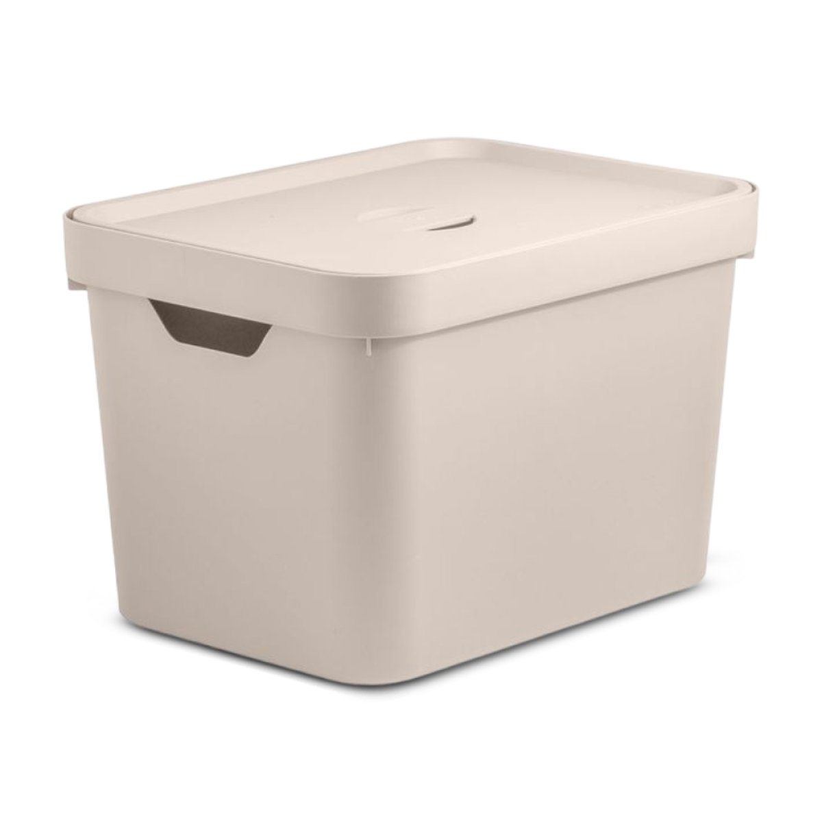 CAIXA ORGANIZADORA CUBE M BEGE C/TPA 18L CC450