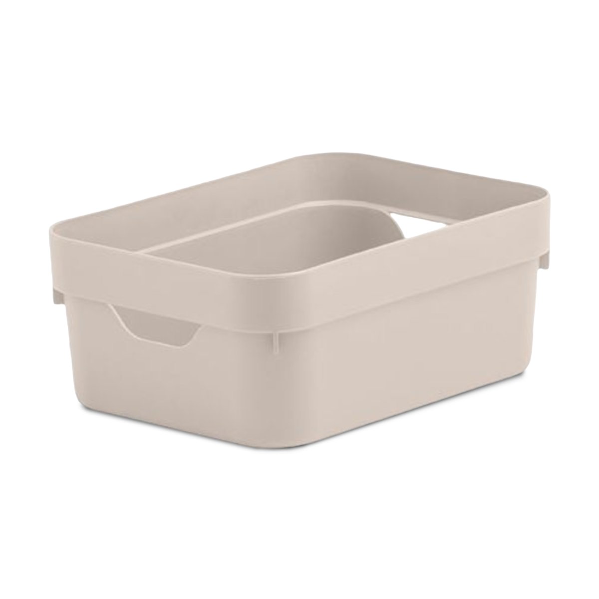CAIXA ORGANIZADORA CUBE MINI BEGE 2L CC050