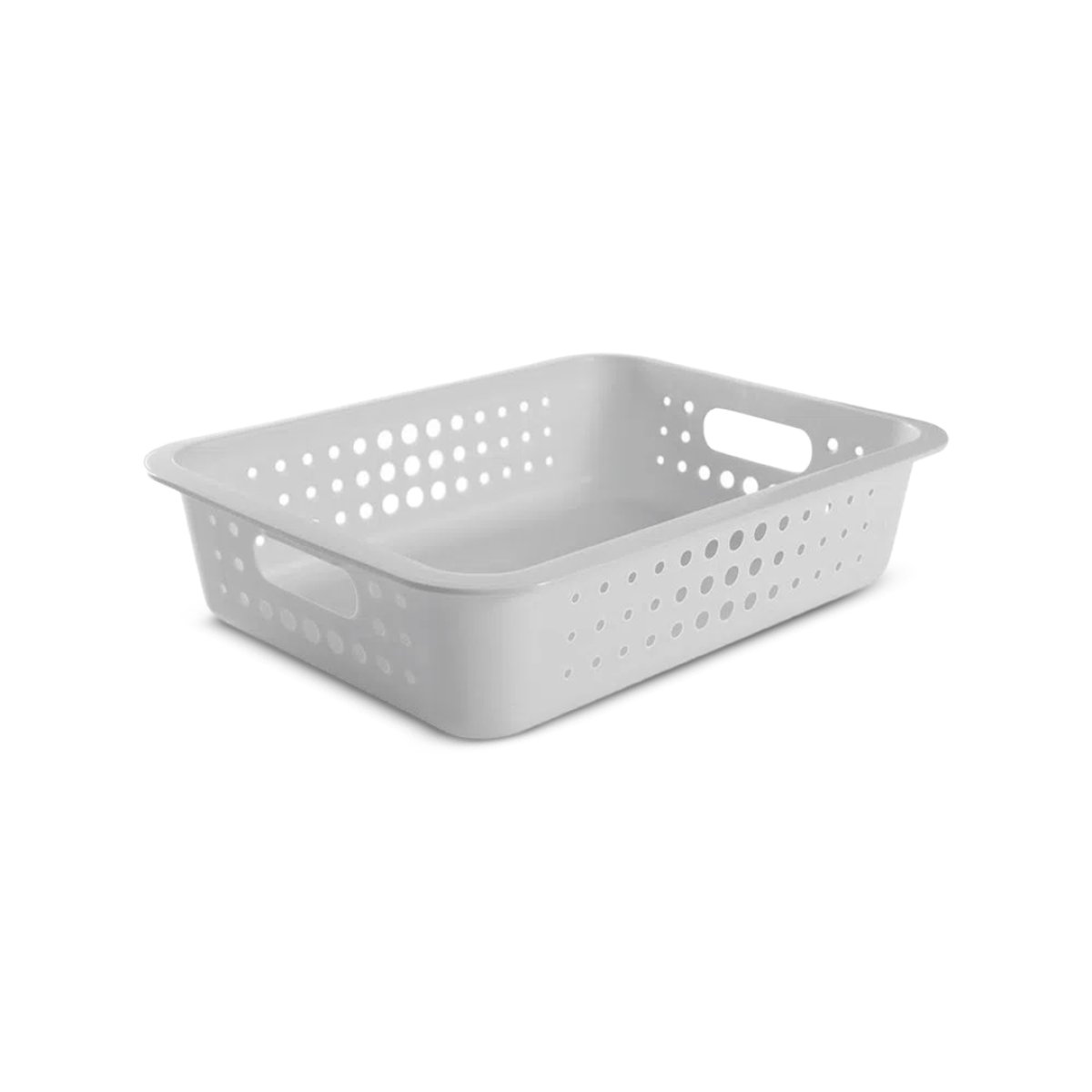 CESTA ORGANIZADORA G BAIXA 9L BRANCO CO440