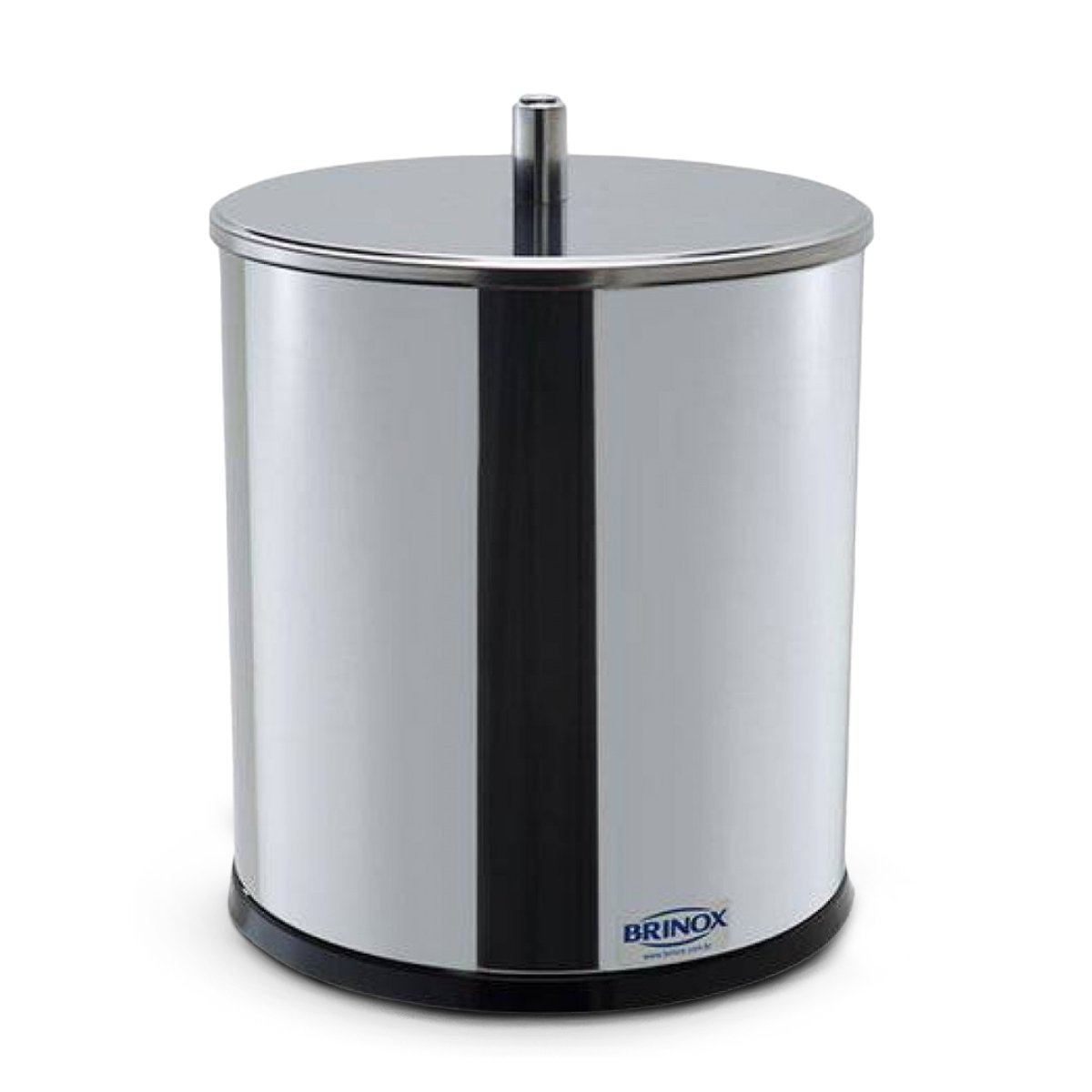 LIXEIRA INOX C/TAMPA 5,4L 18X23 3030/202