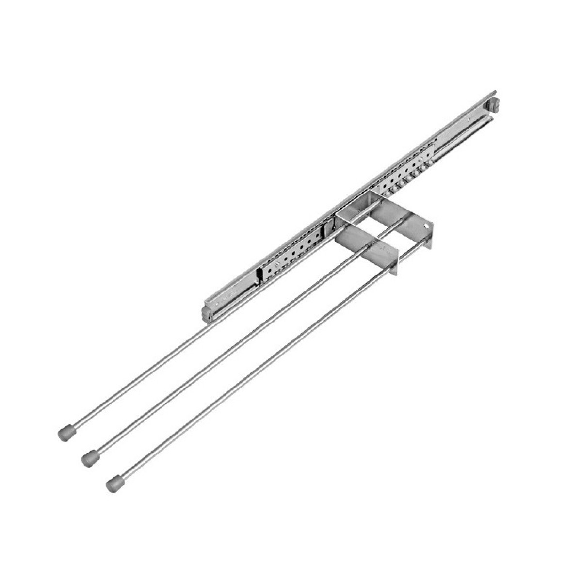 PORTA PANO TTS 40/104 CROMADO C/3 VARETAS