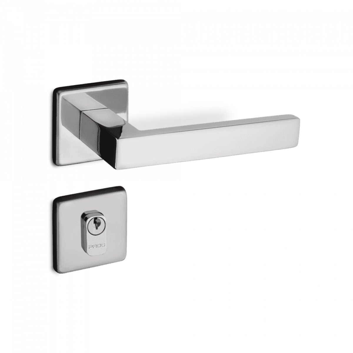 FECHADURA PADO IX BARRA 940-90EXT INOX POLIDO