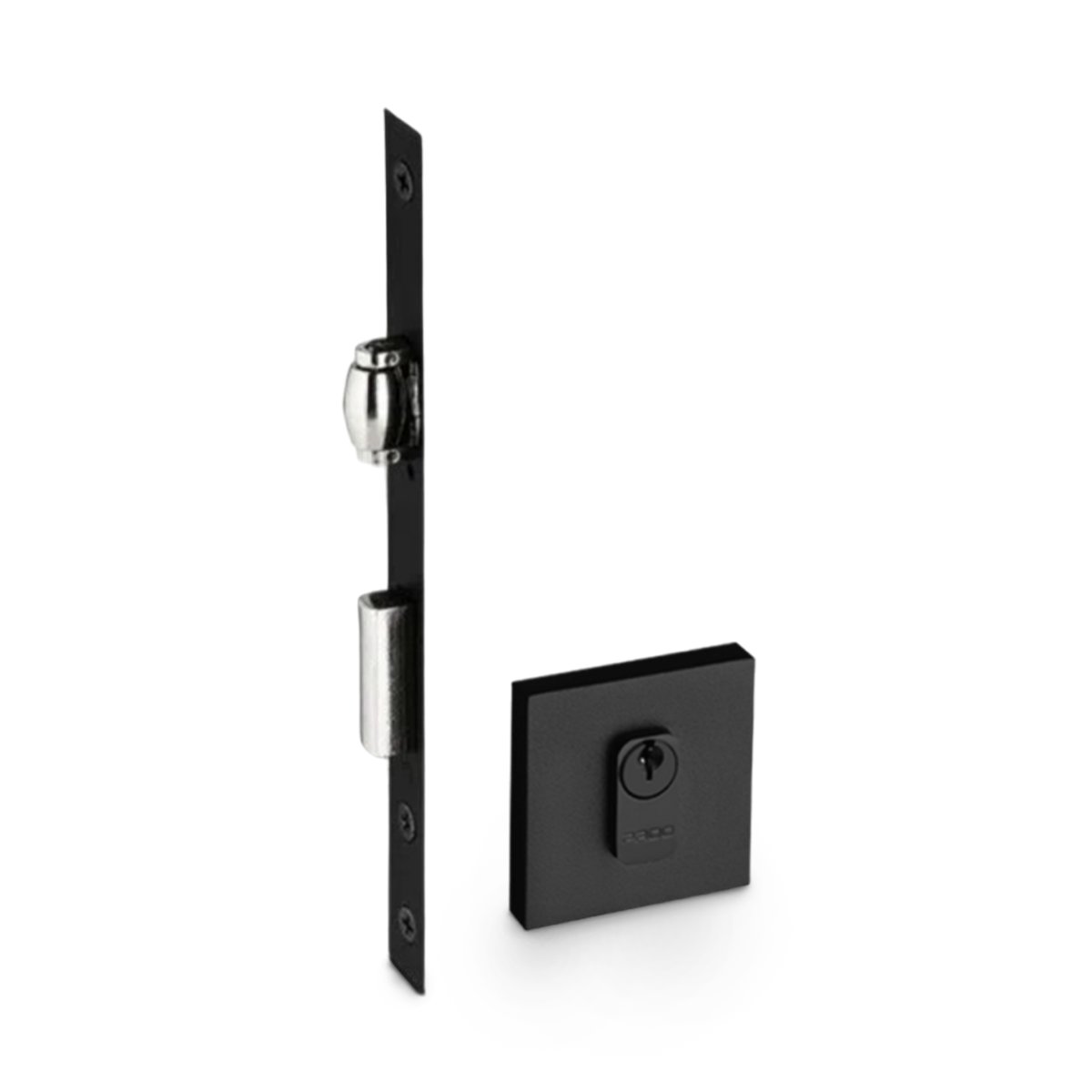 FECHADURA PADO ROLETE RQ2 PRETO 470-55R C/CIL.55MM