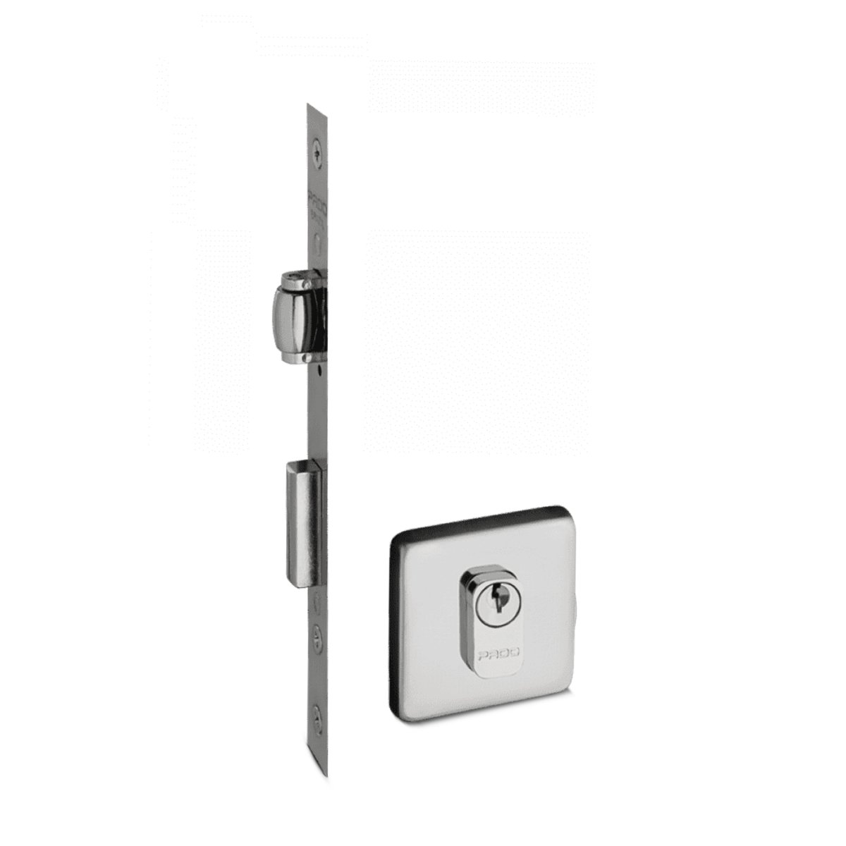 FECHADURA PADO ROLETE RQ2 CROMADO 462-55R C/CIL.55MM