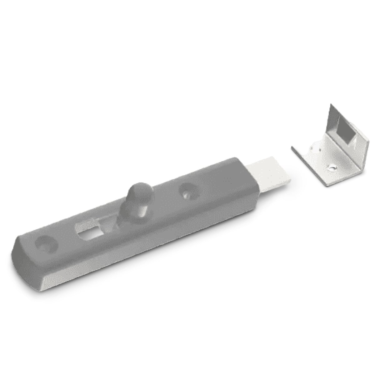 FECHO PARA MÓVEIS PRETO C/BATENTE C/02UN