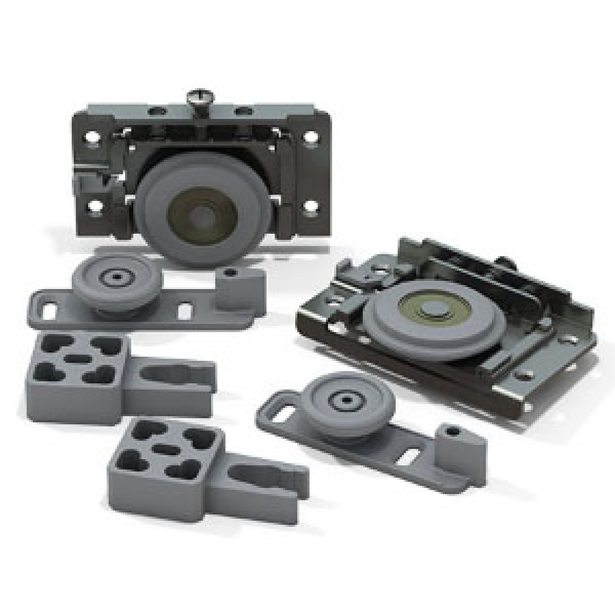 KIT ROLDANA RO-624002 P/01 PORTA CORRER P/MDF15MM