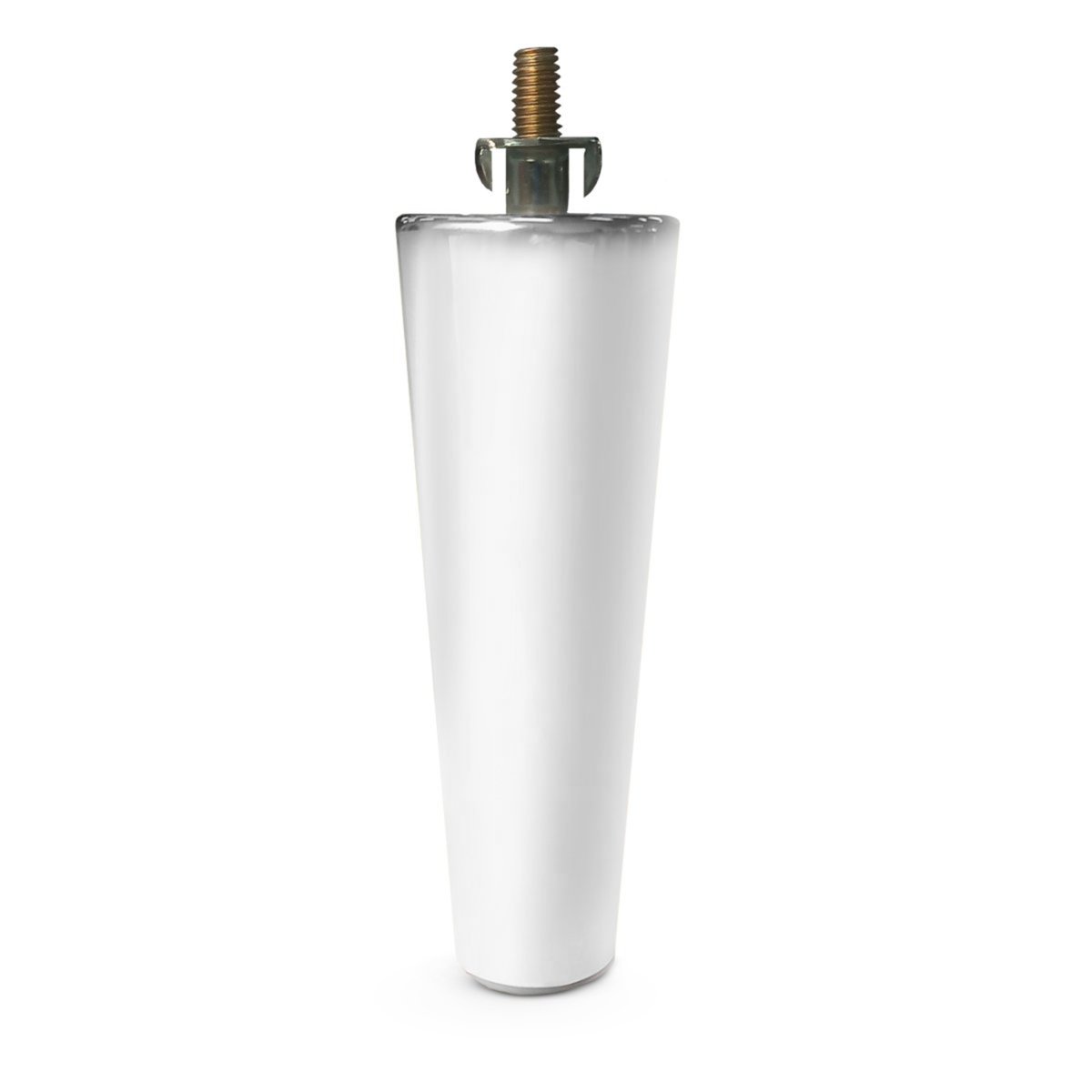 PÉ ALUMÍNIO POLIDO REF.CONE 12 12CM