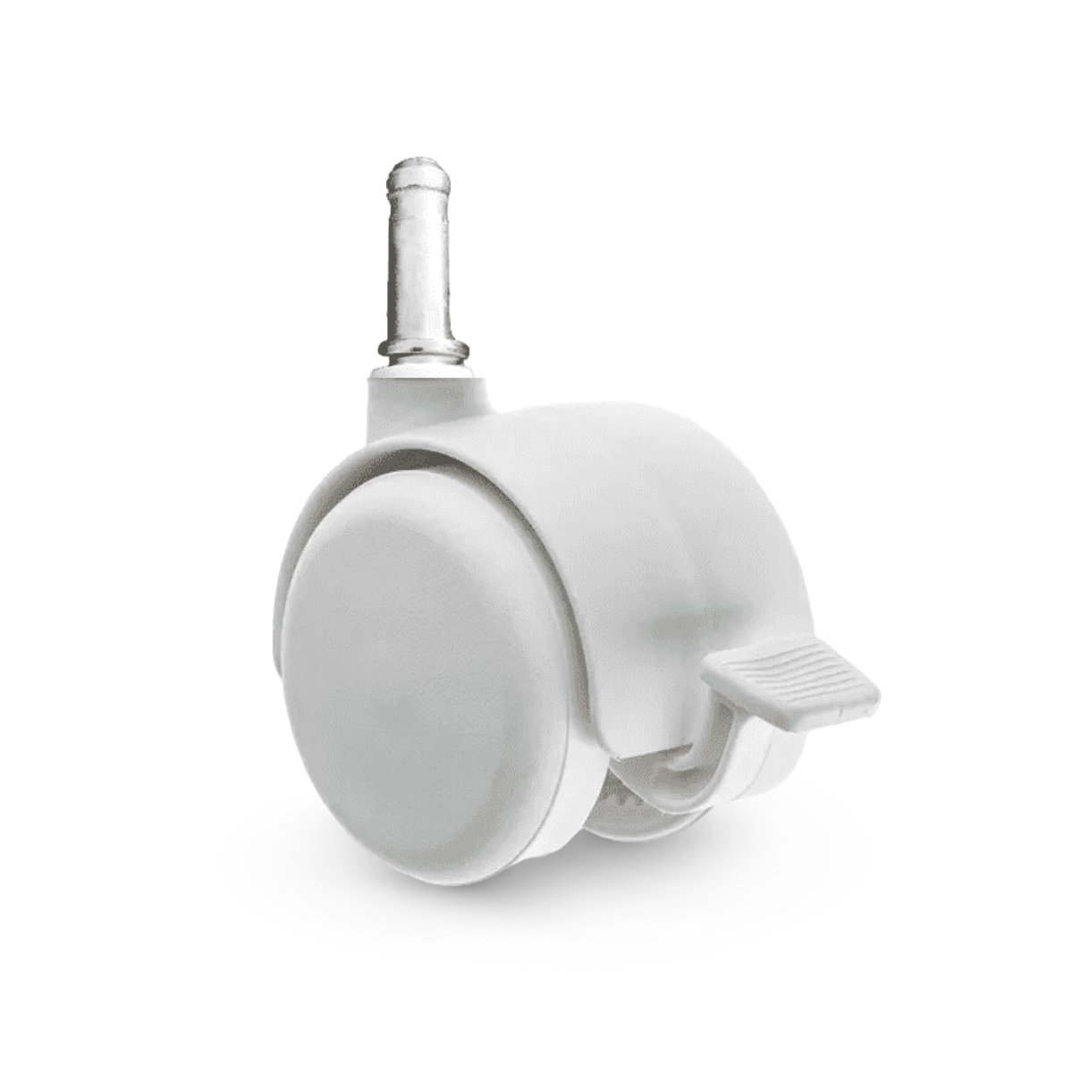 RODÍZIO SQ.90 HG BRANCO C/TRAVA PINO/BUCHA