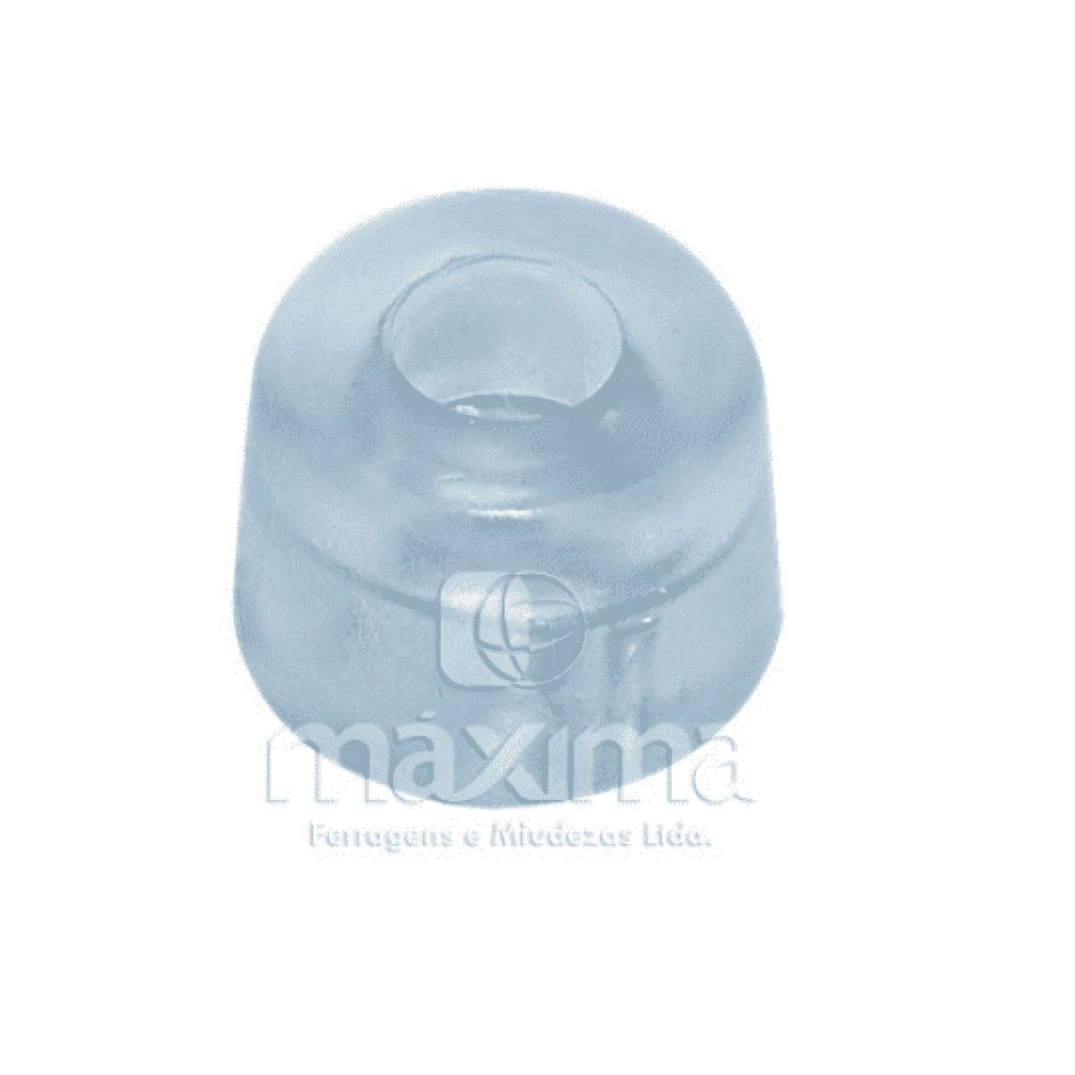 SAPATA SILICONE MAX20 20MM TRANSPARENTE C/ARRUELA METÁLICA