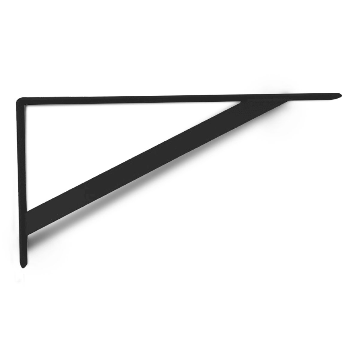 SUPORTE PRATELEIRA 30CM REFORÇADO PRETO