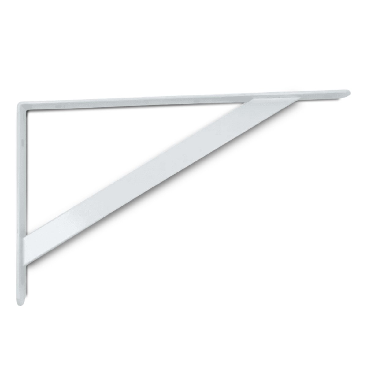 SUPORTE PRATELEIRA 50CM REFORÇADO BRANCO