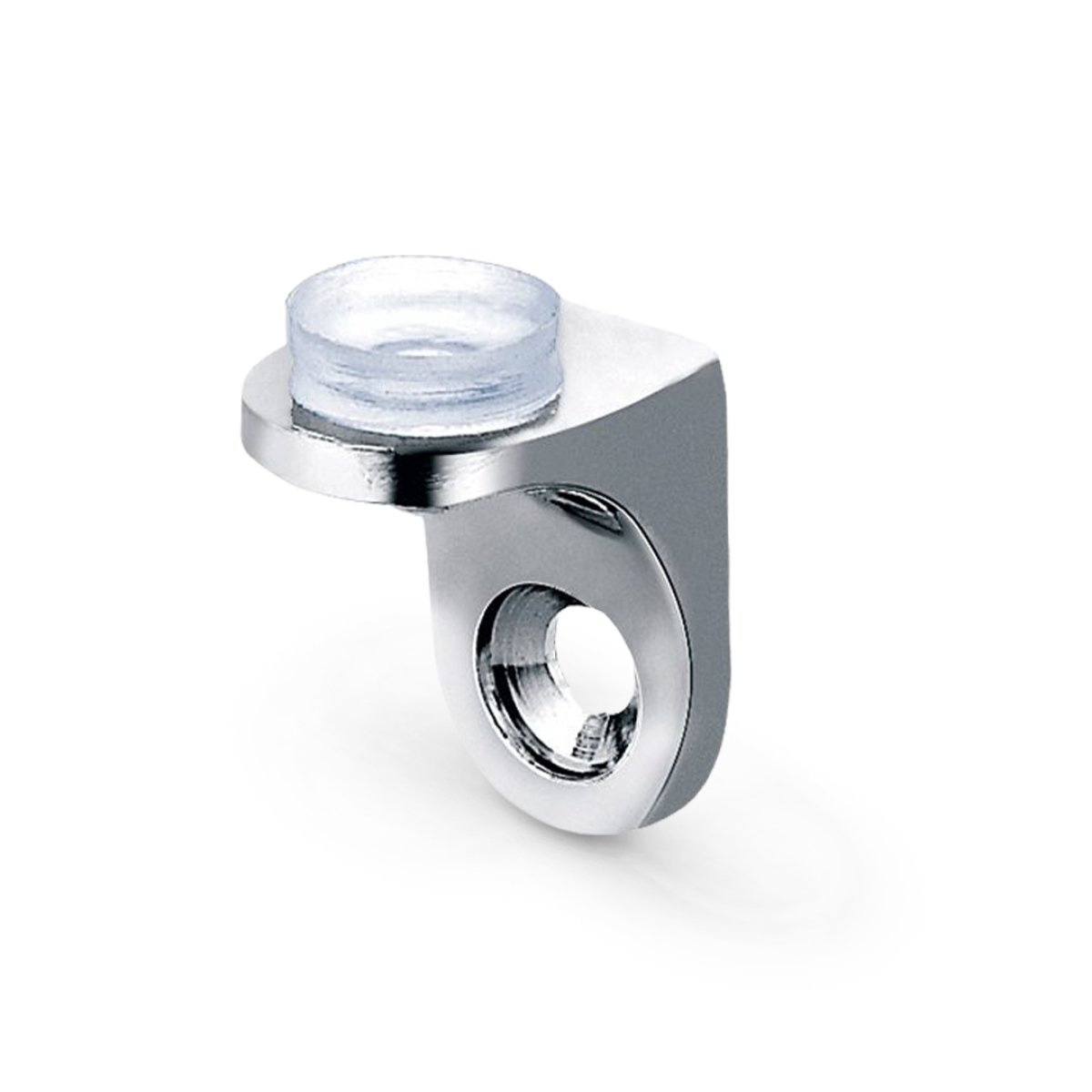 SUPORTE PRATELEIRA PARA VIDRO COM FURO C/VENTOSA