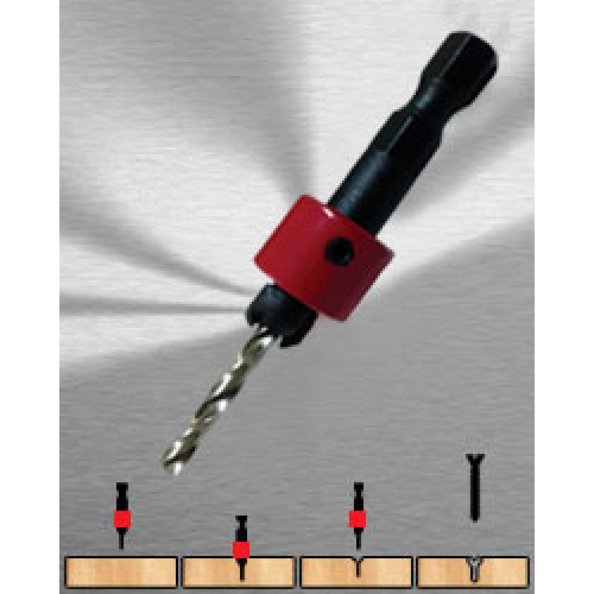 ESCAREADOR 3,0X8,0MM C/HASTE SEXTAVADA REGULÁVEL 0303