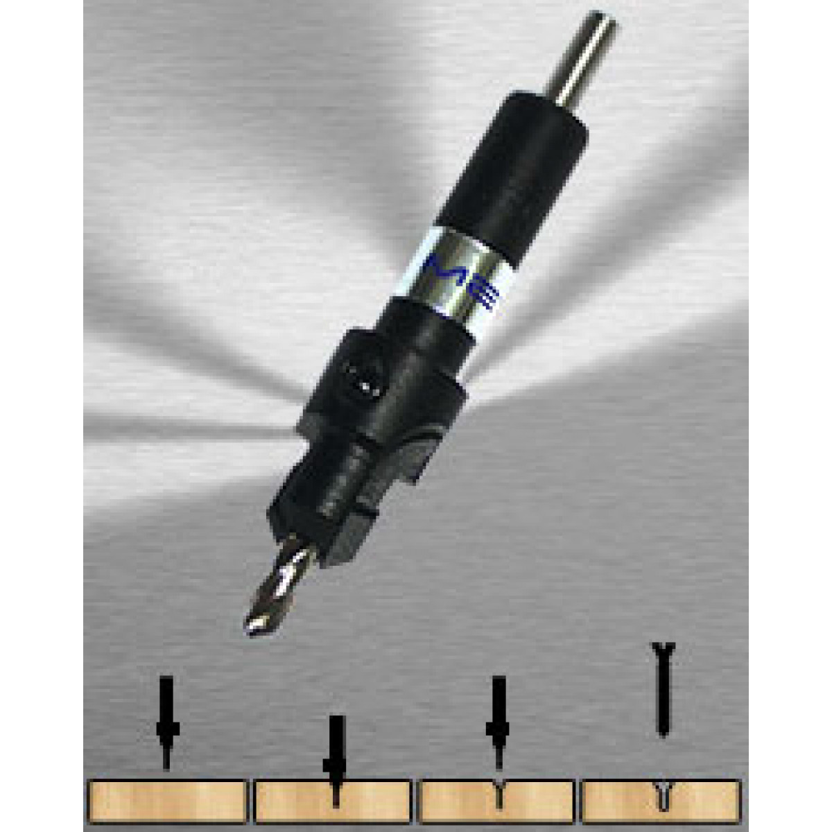 ESCAREADOR CONICO 45G 3,0X8,0MM HASTE 07MM 0151