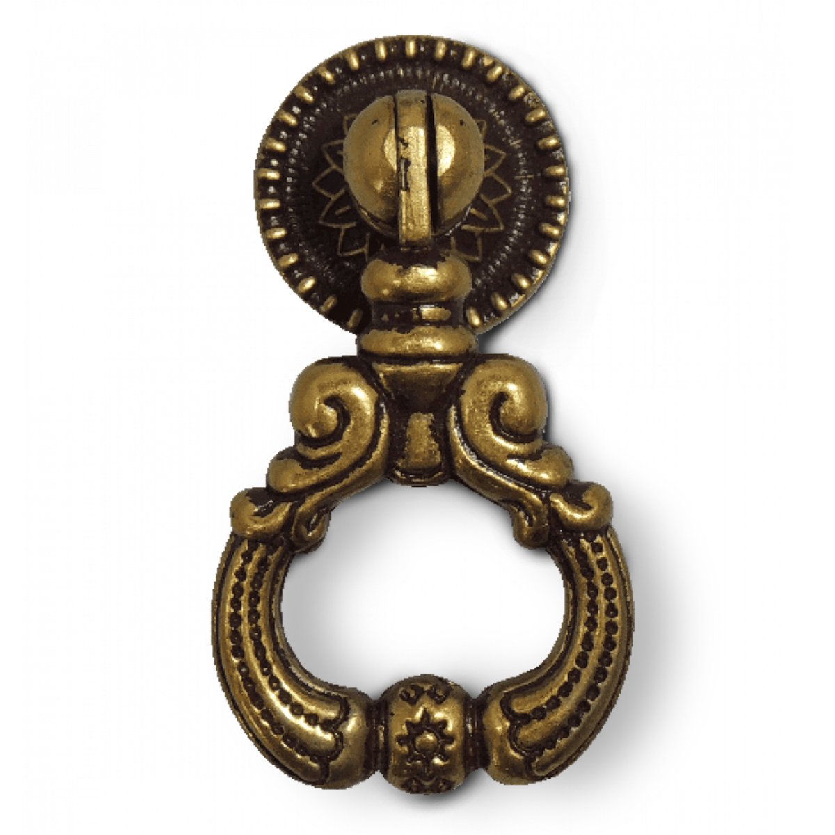 PUXADOR COLONIAL IL172 31X57MM DOURADO ANTIGO