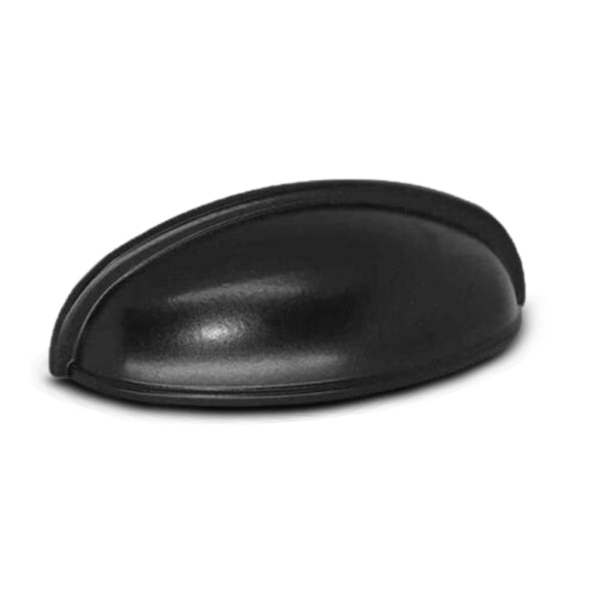 PUXADOR CONCHA LUA 64MM PRETO