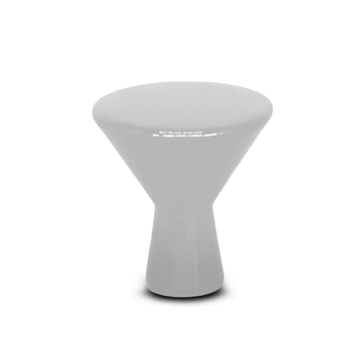 PUXADOR CONE 24MM BRANCO