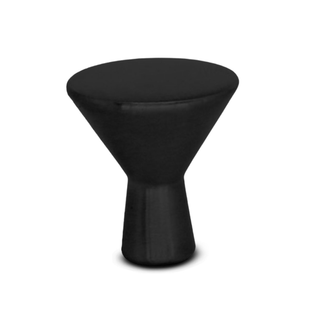 PUXADOR CONE 24MM PRETO