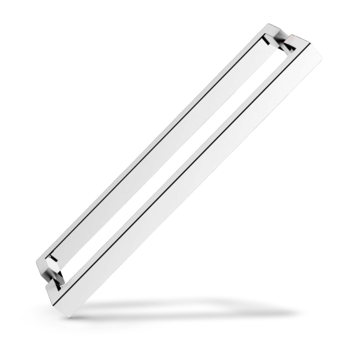 PUXADOR DUPLO CAIRO 400MM INOX POLIDO