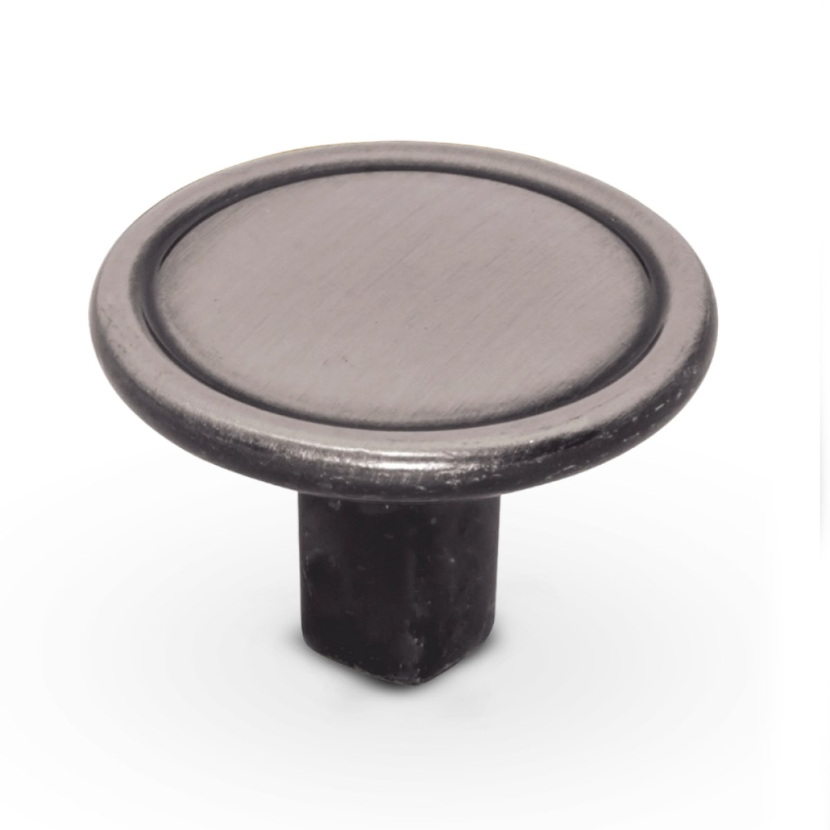 PUXADOR GRENADE PRATA VELHO ESCOVADO FOSCO