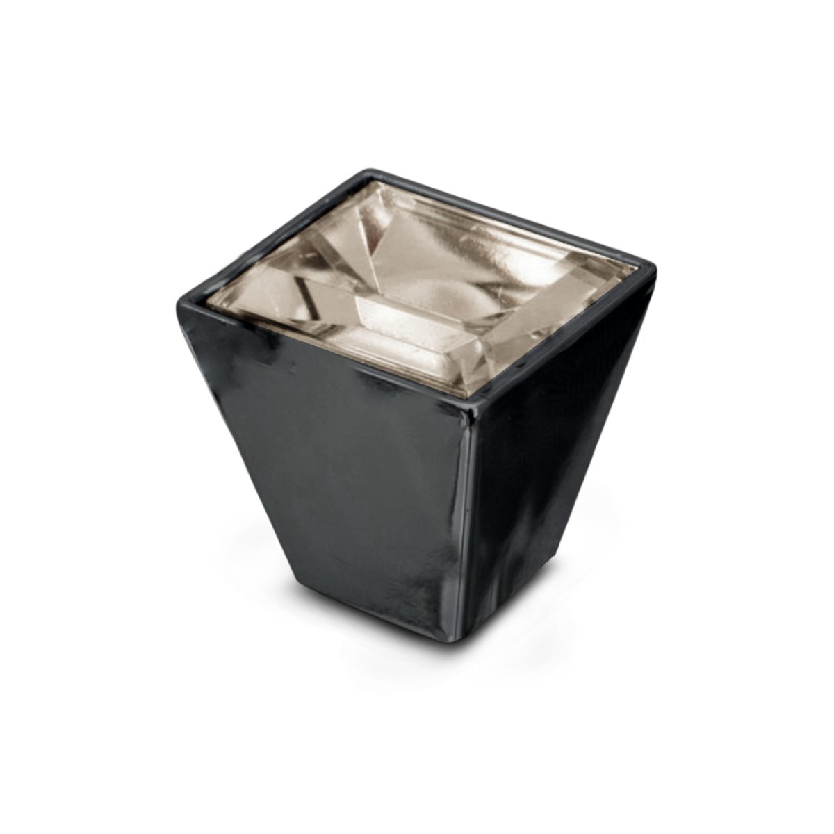 PUXADOR MINI ACRÍLICO ONIX/FUMÊ