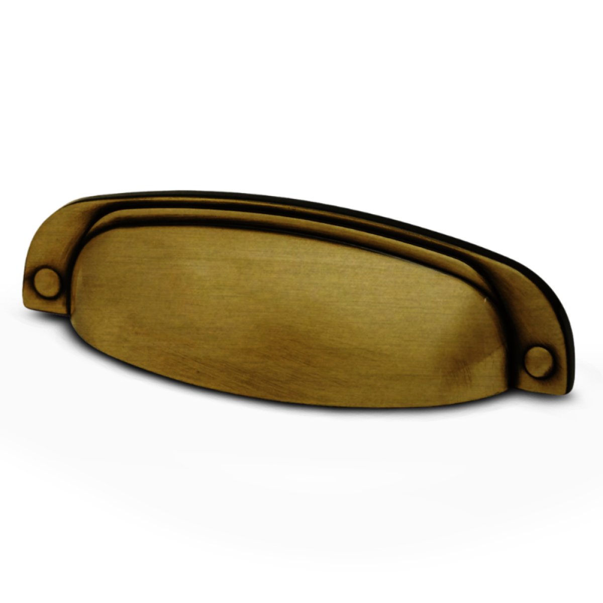 PUXADOR QUEBEC 96MM OURO VELHO ESCOVADO