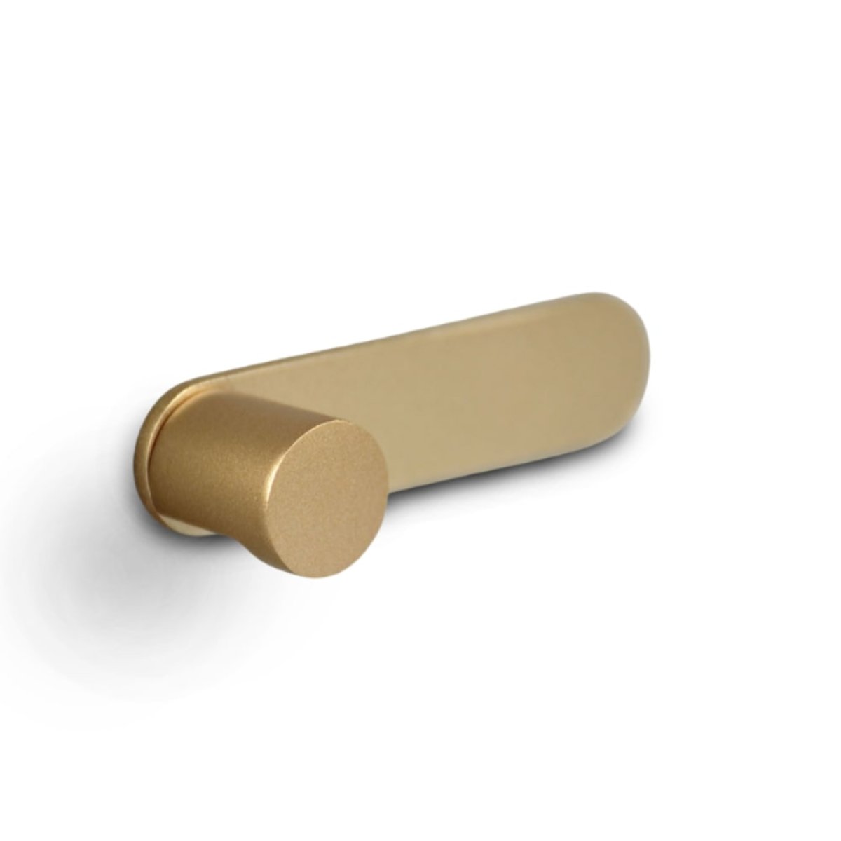 PUXADOR RÁDIO P C/BASE DOURADO