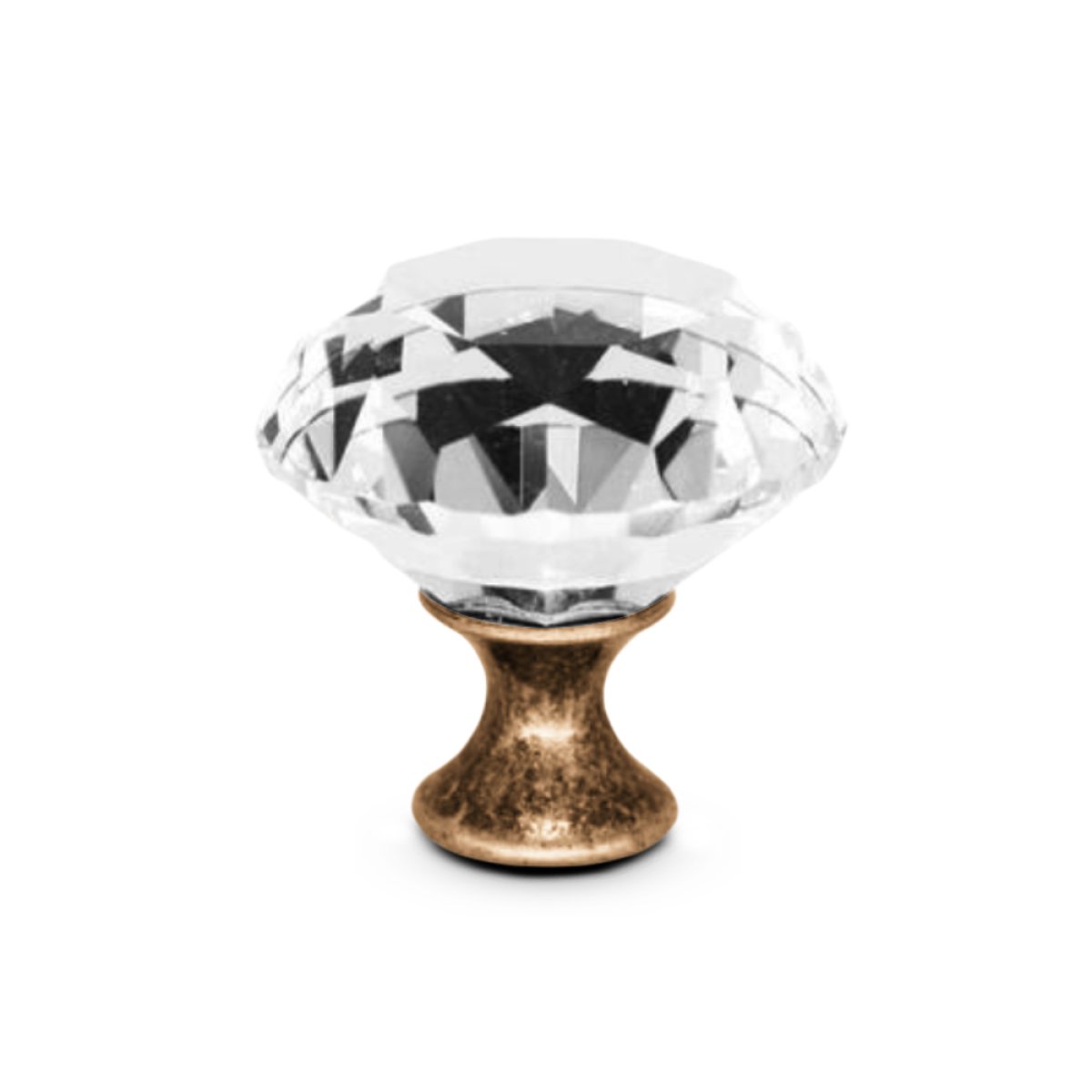 PUXADOR TULIPA 20MM COBRE VELHO