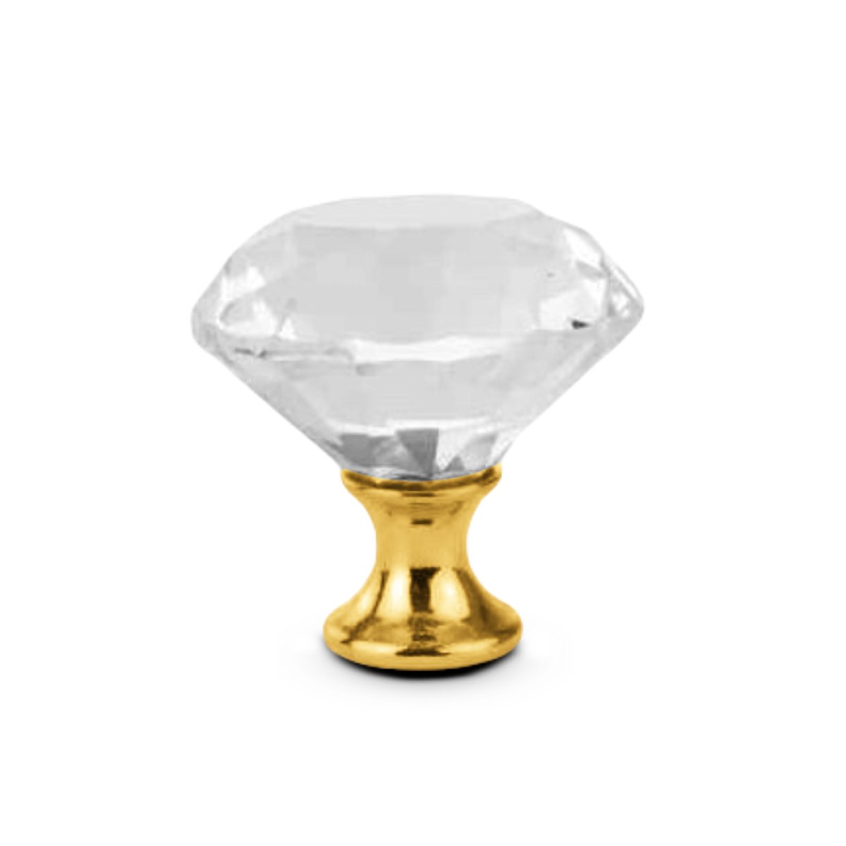 PUXADOR TULIPA 20MM DOURADO BRILHANTE
