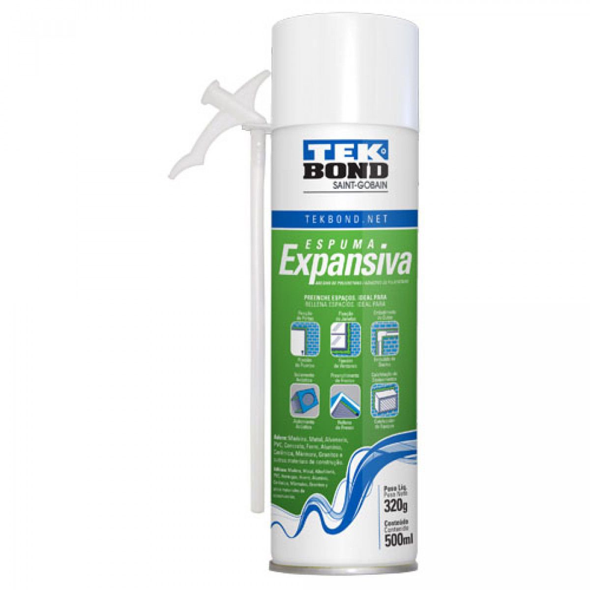 ESPUMA EXPANSIVA PU TEKBOND 500ML/360G