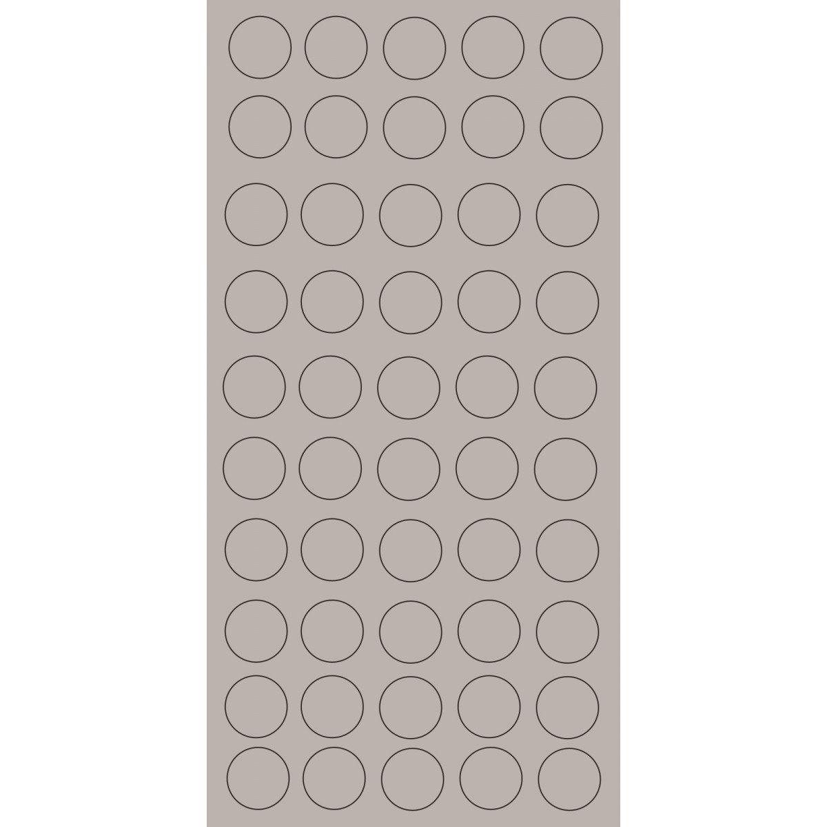 TAPA FURO 12MM CINZA CRISTAL BERNECK