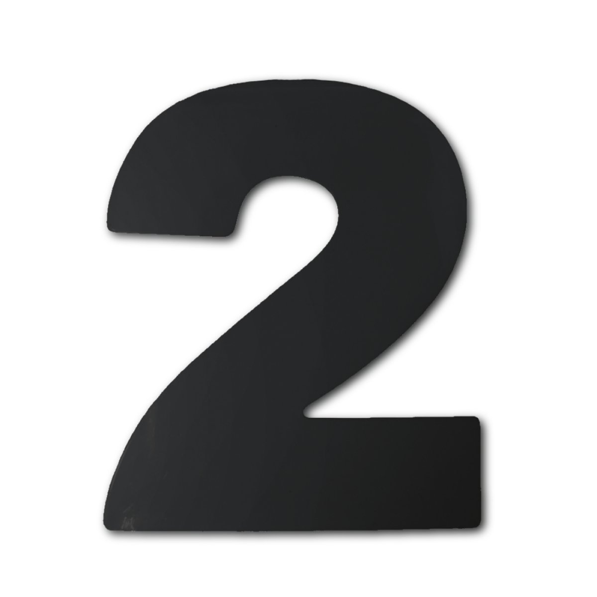 ALGARISMO ACM 18,5CM PRETO N.2