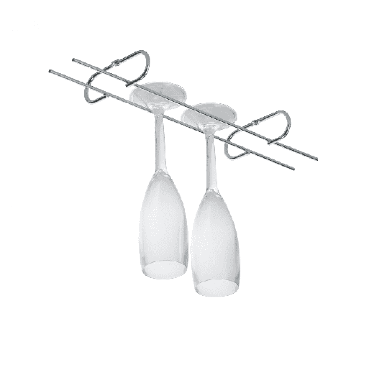 SUPORTE TAÇAS RETO GISELE 400X35X120MM 2924