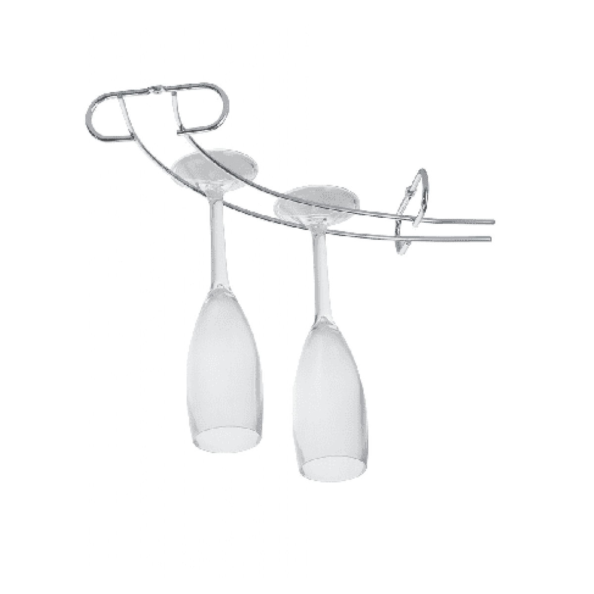 SUPORTE TAÇAS CURVO ÁGATA 400X35X120MM 2926