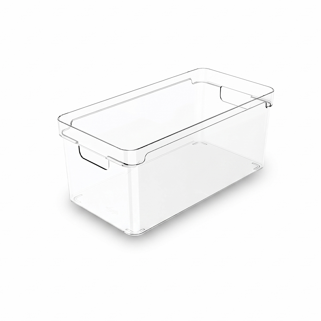 ORGANIZADOR CLEAR 30X15X13CM NATURAL OC300