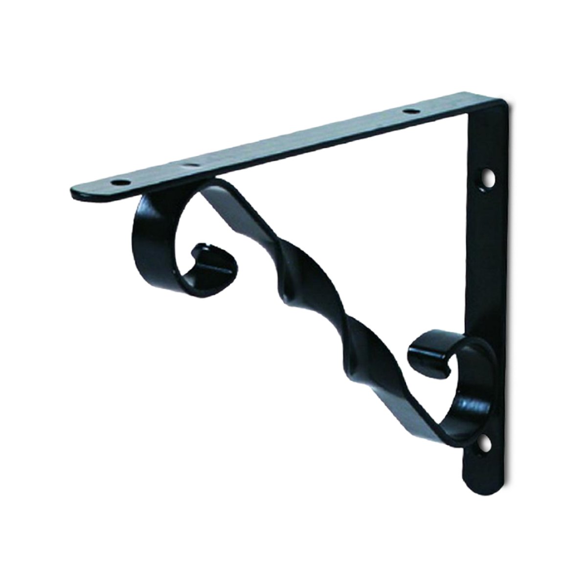 SUPORTE PRATELEIRA 30CM DECOR PRETO 6189