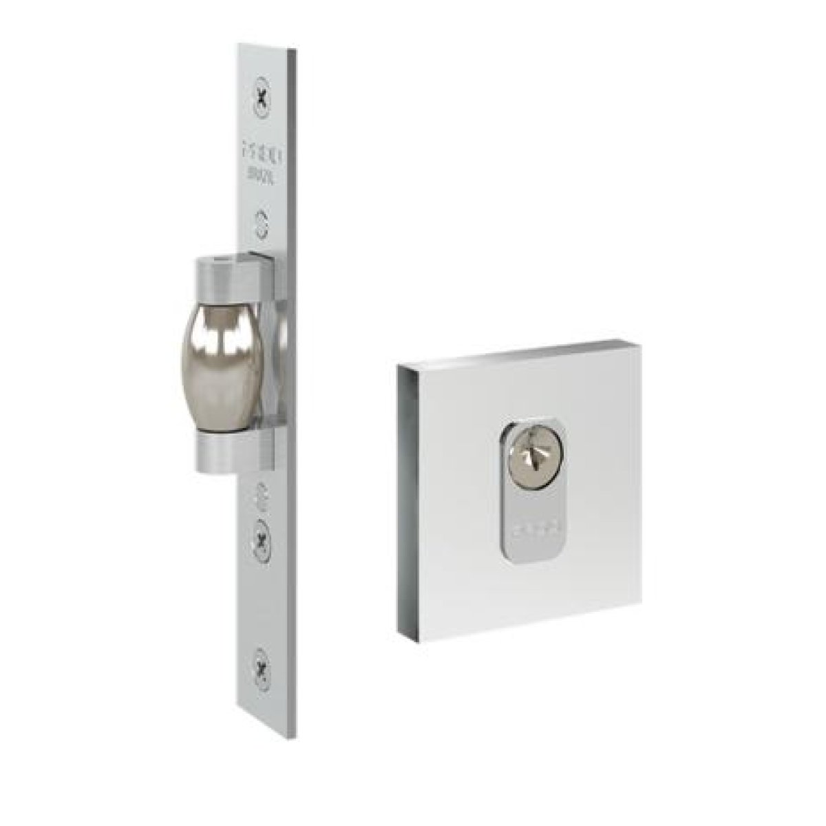 FECHADURA PADO TRAVA PIVOTANTE RQ2 CROMADO