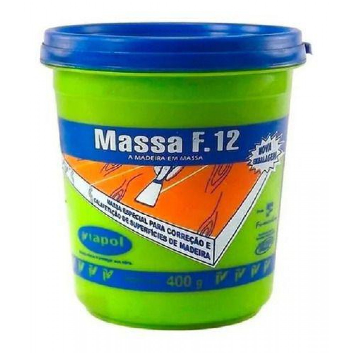 MASSA F-12 BRANCO 400G