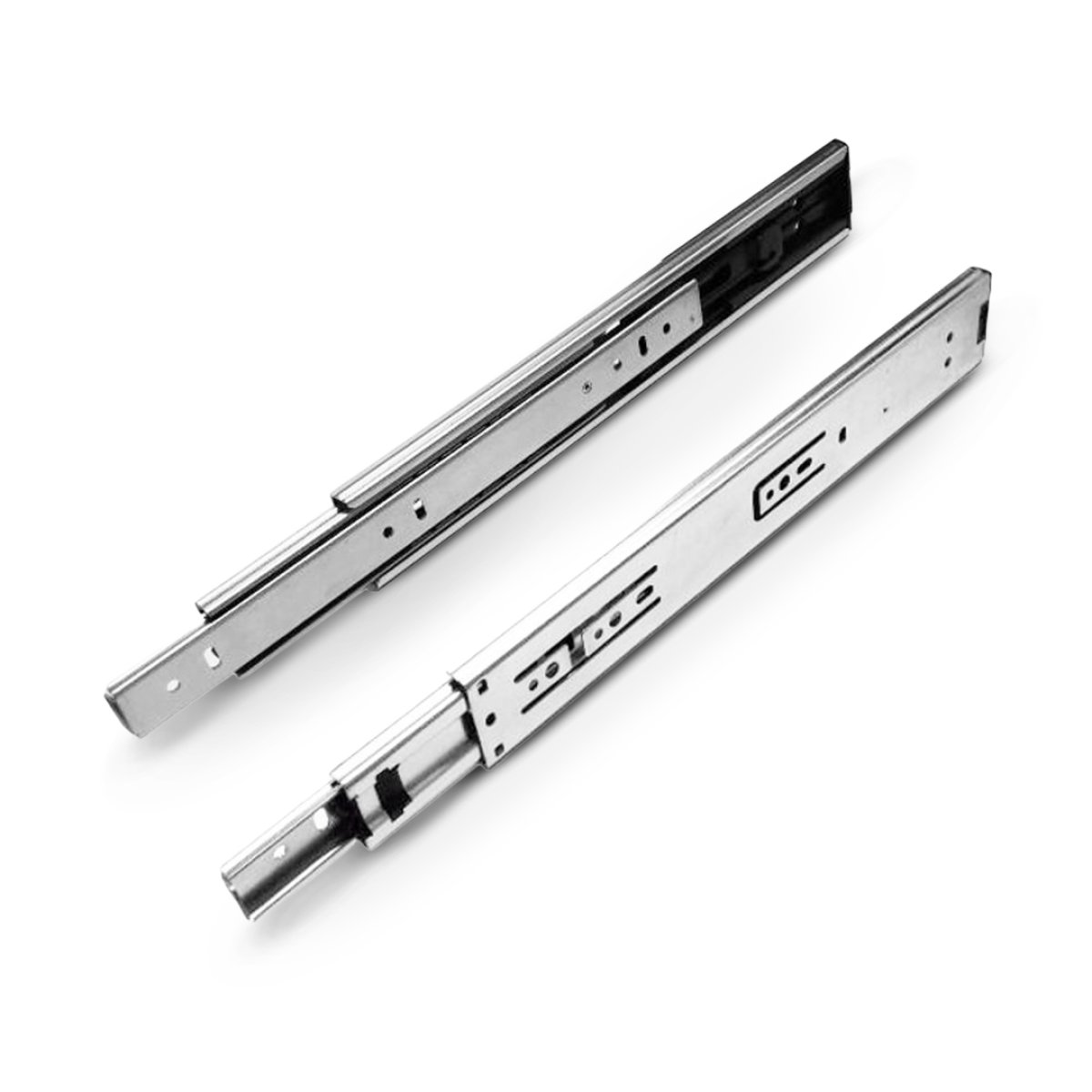 CORREDIÇA STEEL 500MM SLOW METALNOX TELESCÓPICA